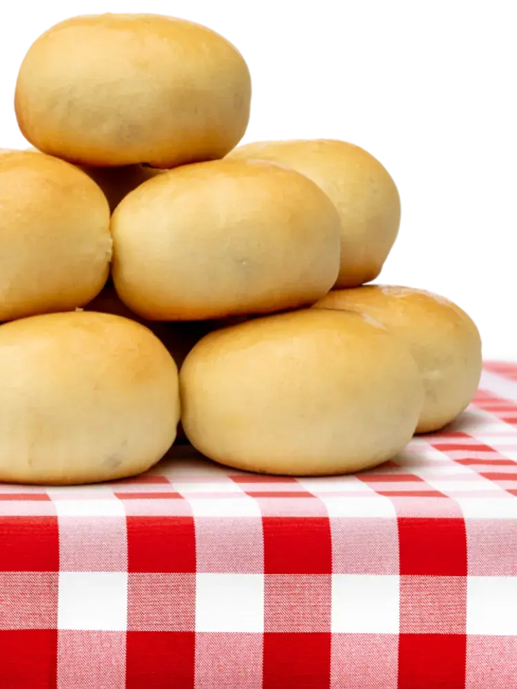 Deb's meatbuns on a table